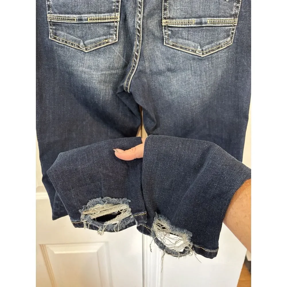 BKE Women's Jeans‎ Sz 27 Gabby Curvy High Rise Denim Distressed